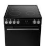 Belling Vision 60cm Electric Range Cooker - Black & Silver Steel