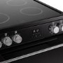 Belling Vision 60cm Electric Range Cooker - Black & Silver Steel