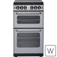 GRADE A2 - Light cosmetic damage - New World 500SIDLm 50cm Twin Cavity Gas Cooker