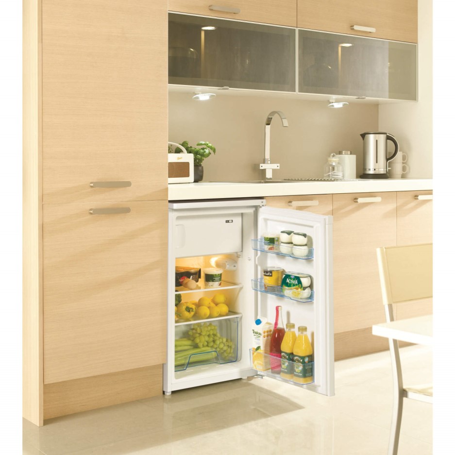 Lec R5010W 50cm Under Counter Freestanding Fridge White 444440183