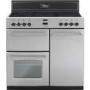 Belling Classic 900E Sil Range Cooker And 90 Chim BK Chimney Hood