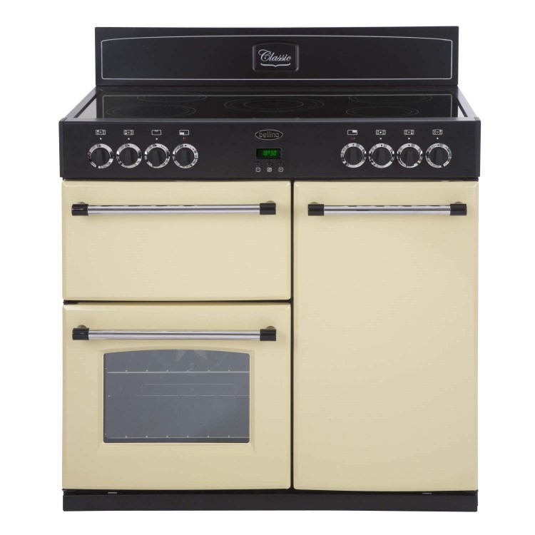 Belling Classic 90E 90cm Electric Range Cooker - Cream