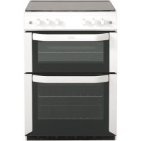 Belling FSG60DO 60cm Double Oven Gas Cooker in White
