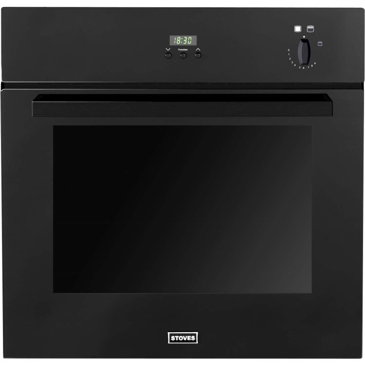 Stoves SGB600PS Conventional Gas Built In Single Oven in Black