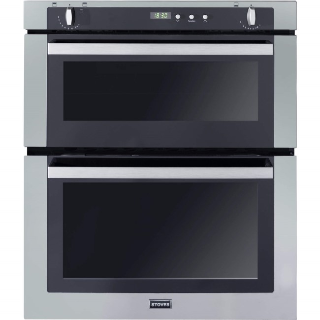 Stoves SGB700PS Built Under Gas Double Oven Stainless Steel 444440830