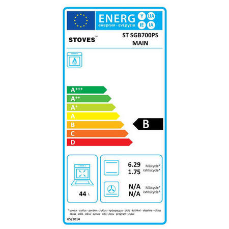 Stoves Built Under Gas Double Oven - Stainless Steel