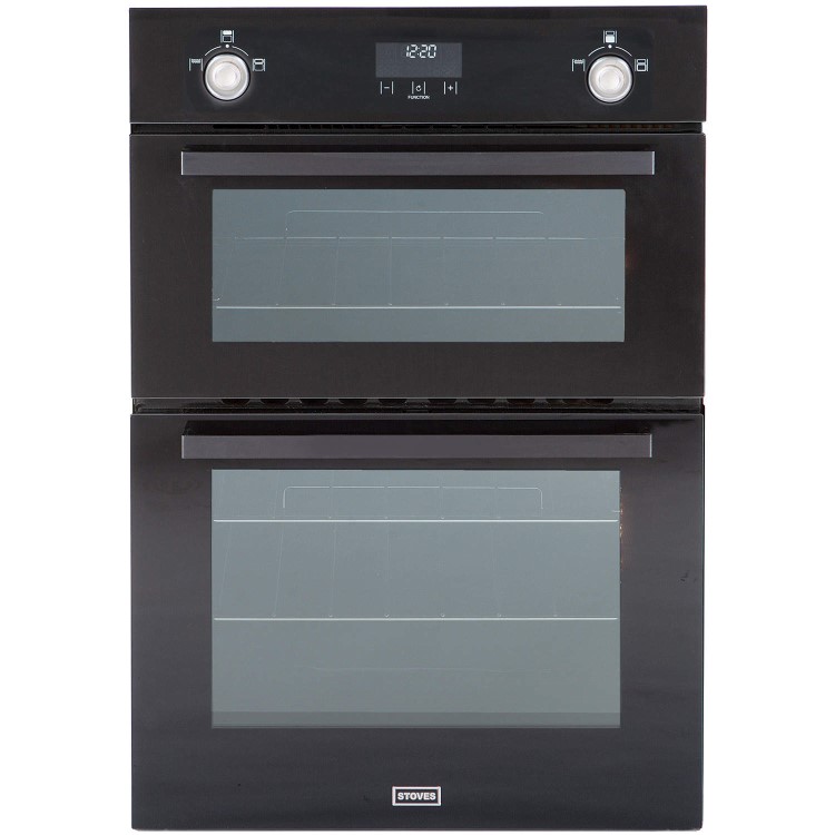 Stoves SGB900MFSe Gas Built In Double Oven Black