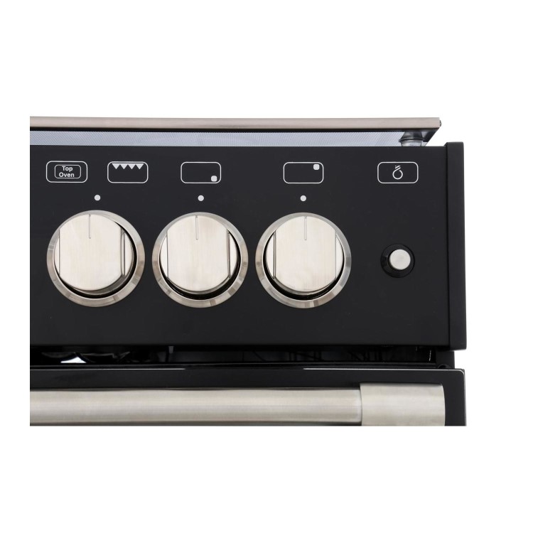 Refurbished Stoves Sterling 600G Mini Range 60cm Gas Cooker Black