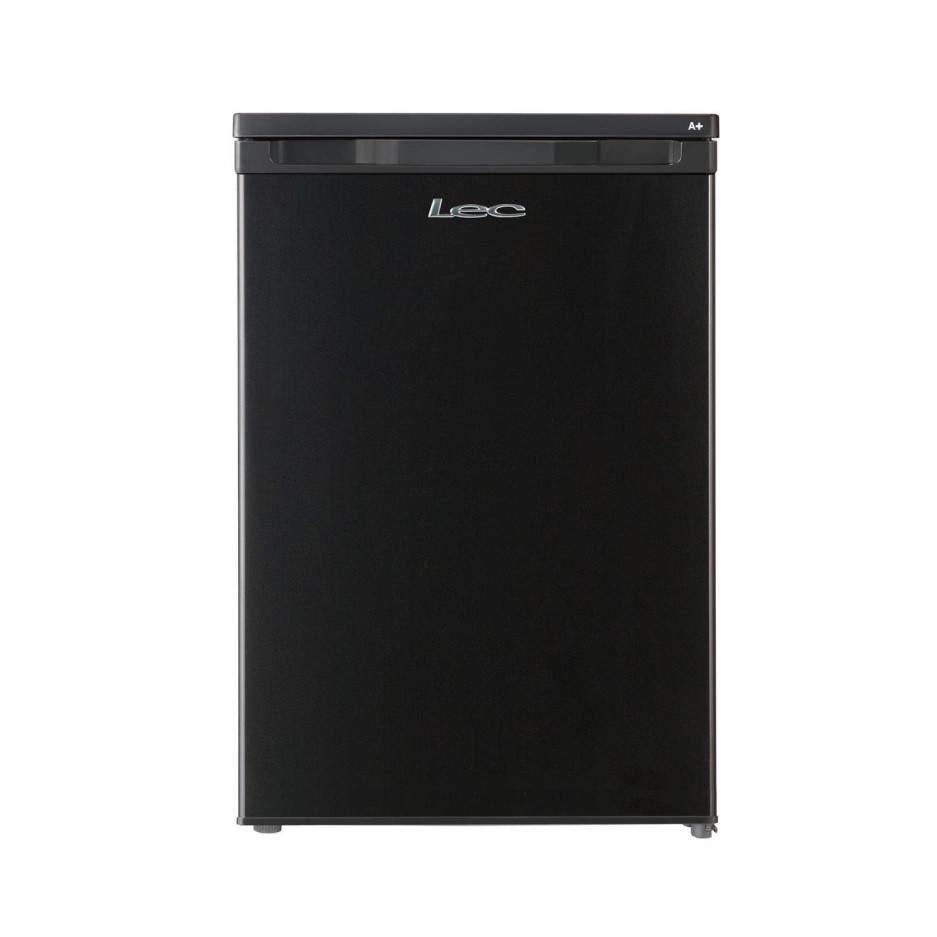 LEC L5511B 55cm Wide Freestanding Under Counter Larder Fridge Black