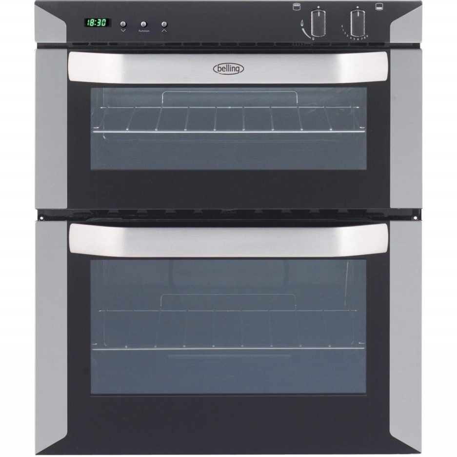 Belling 444441105 BI70MLPG LPG Gas Built Under Twin Cavity Oven Satin