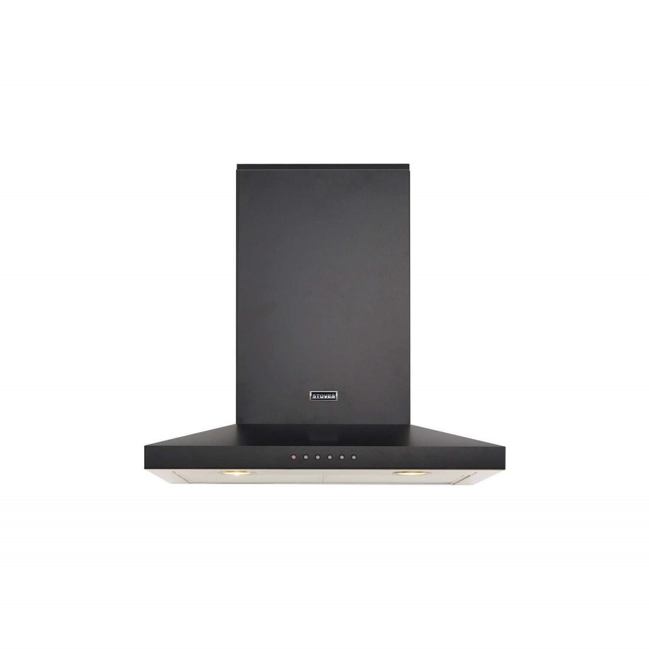 Stoves S600DCP Slimline Standard 60cm Chimney Cooker Hood Black