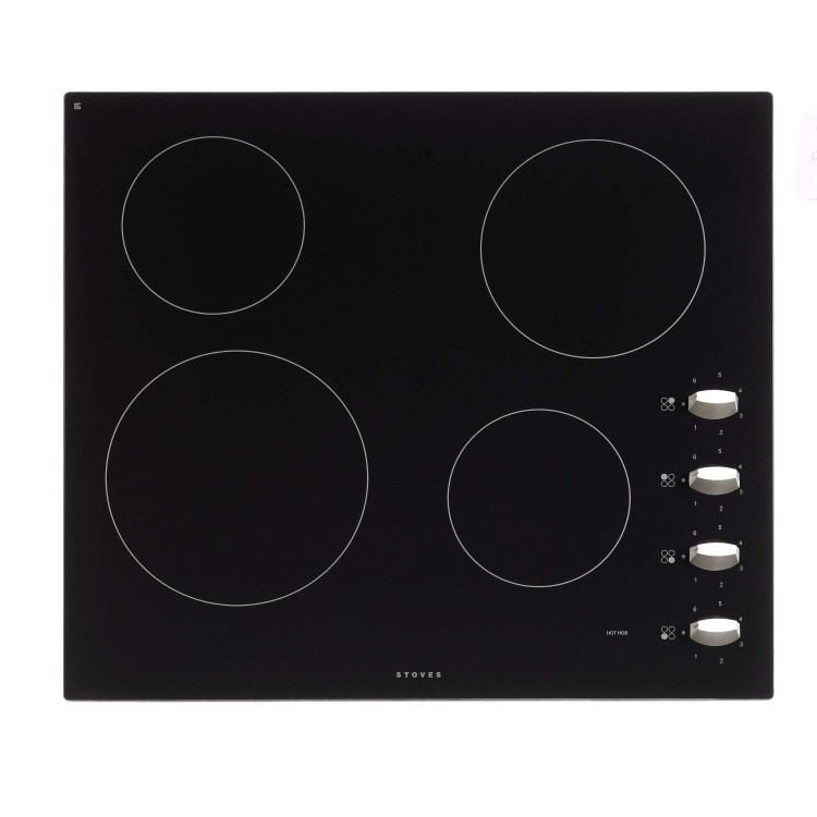 GRADE A3 - Stoves SEH600CR MK2 Rotary Control 60cm Ceramic Hob in Black