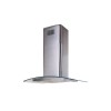 Belling 91 DIH Curved Glass 90cm Island Cooker Hood Stainless Steel