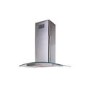 Belling 91 DIH Curved Glass 90cm Island Cooker Hood Stainless Steel