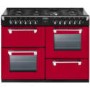 Stoves Richmond 1000DFT Colour Boutique 100cm Dual Fuel Range Cooker in Hot Jalapeno