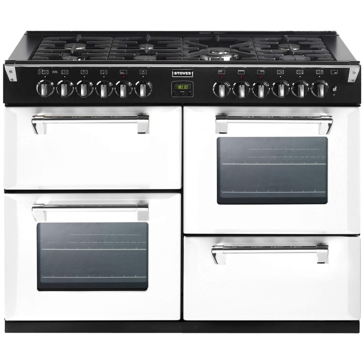 Stoves Richmond 1100DFT Colour Boutique 110cm Dual Fuel Range Cooker - Icy Brook