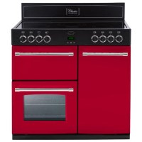Belling Classic 90E 90cm Electric Range Cooker with Ceramic Hob - Hot Jalapeno