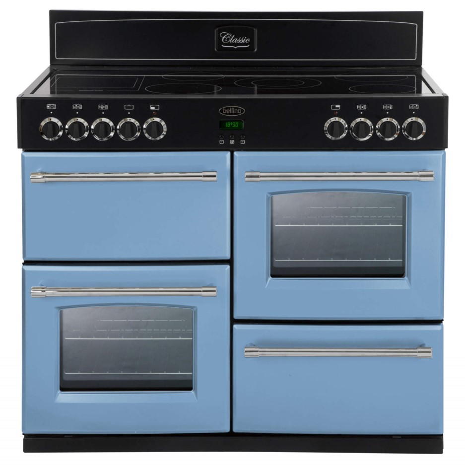 Belling Classic 100E 100cm Electric Range Cooker with Ceramic Hob Day
