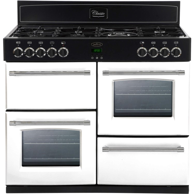 Belling Classic 100DFT 100cm Dual Fuel Range Cooker - Icy Brook