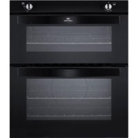 GRADE A2 - New World NW701G Gas Built-under Twin Cavity Oven Black