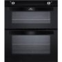 GRADE A2 - New World NW701G Gas Built-under Twin Cavity Oven Black