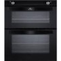 GRADE A1 - New World NW701G Gas Built-under Twin Cavity Oven Black