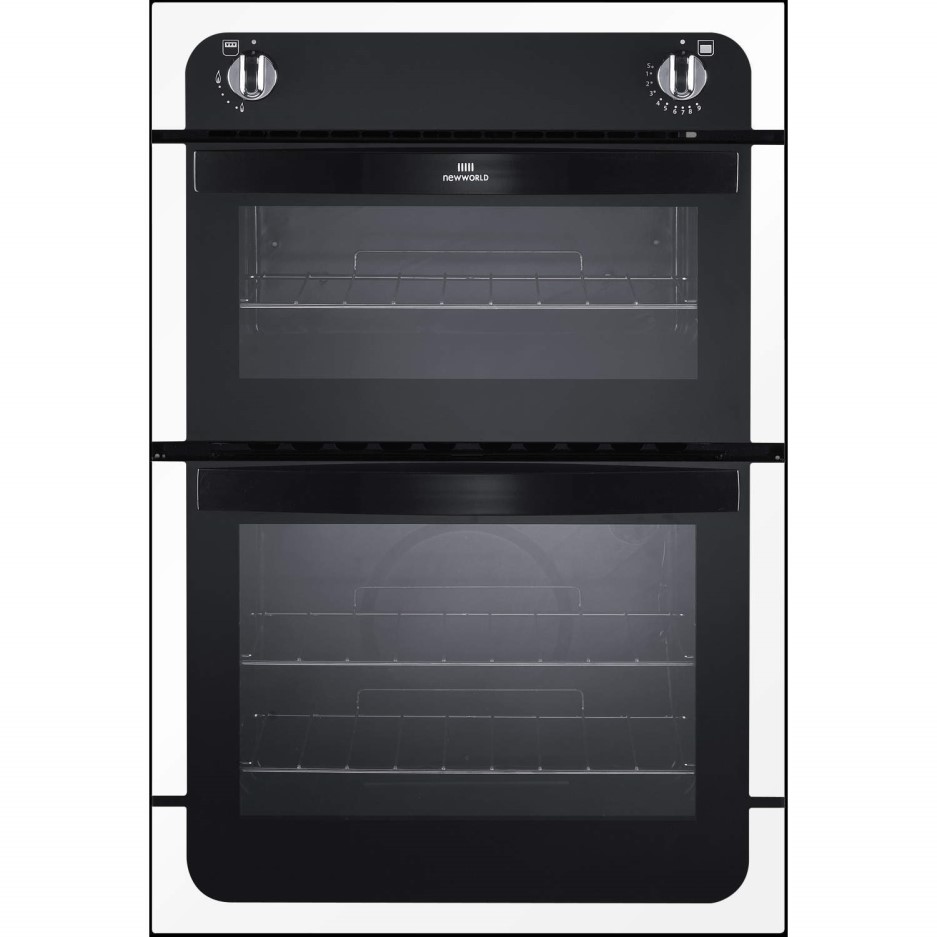 New World NW901G Gas Built In Double Cavity Oven White 444441625