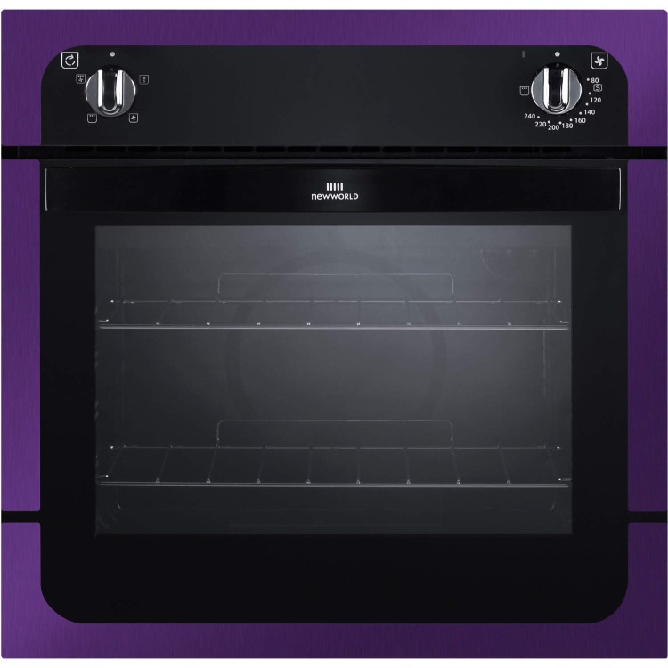 New World NW601F Fanned Electric Built In Single Oven - Metallic Purple