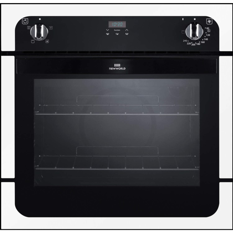 New World NW601FP Fanned Electric Built In Single Oven in White