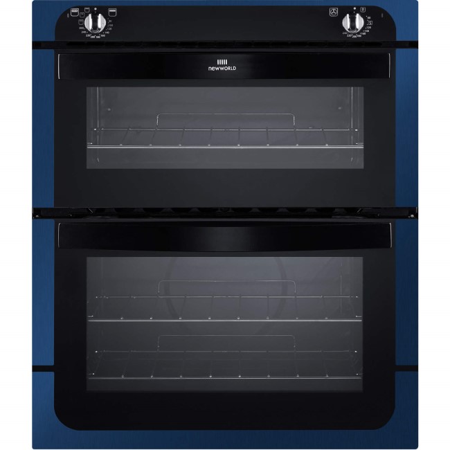 New World NW701DO Electric Built Under Double Oven In Metallic Blue