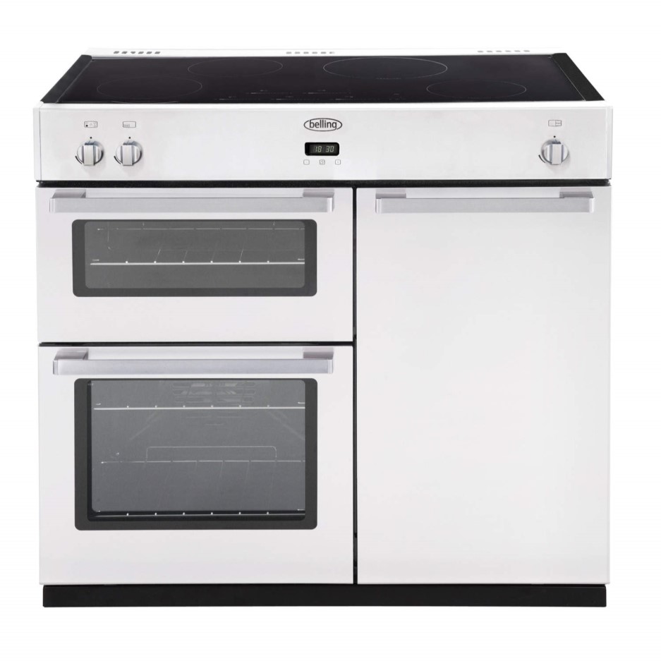 Belling DB4 90Ei 90cm Electric Range Cooker with Induction Hob White