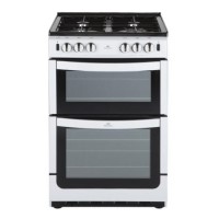 New World NW551GTC 55cm Wide Dual Cavity Gas Cooker In White