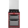 New World NW601GTCL 60cm Wide Dual Cavity Gas Cooker Metallic Red