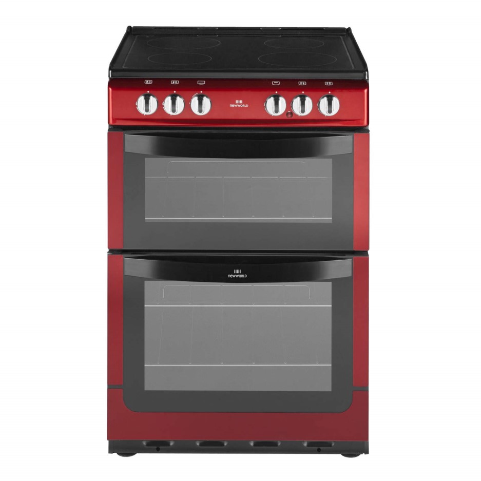 New World NW551ETC 55cm Double Cavity Electric Cooker with Ceramic Hob