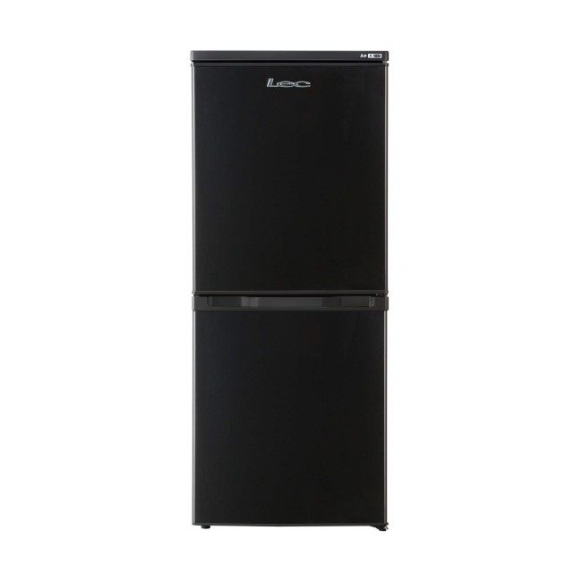 LEC TF55142 55x140cm Frost Free Freestanding Fridge Freezer Black
