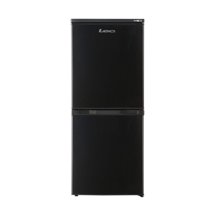 GRADE A2 - LEC TF55142 55x140cm Frost Free Freestanding Fridge Freezer - Black