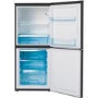 GRADE A2 - LEC TF55142 55x140cm Frost Free Freestanding Fridge Freezer - Black