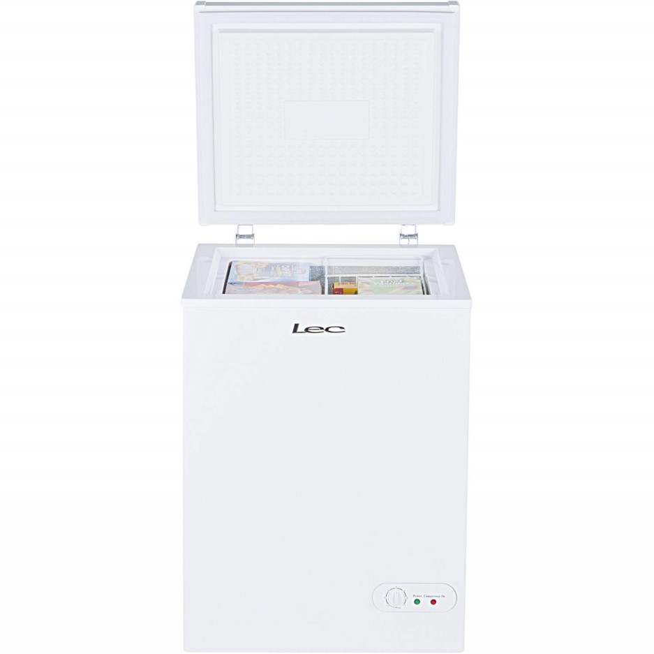 LEC CF100 LW 100 Litre Chest Freezer White 444442301 Appliances Direct