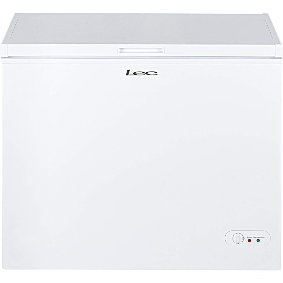 LEC CF200LW 200 Litre Chest Freezer White 444442303 Appliances Direct