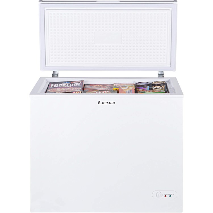 LEC CF200LW 200 Litre Chest Freezer - White