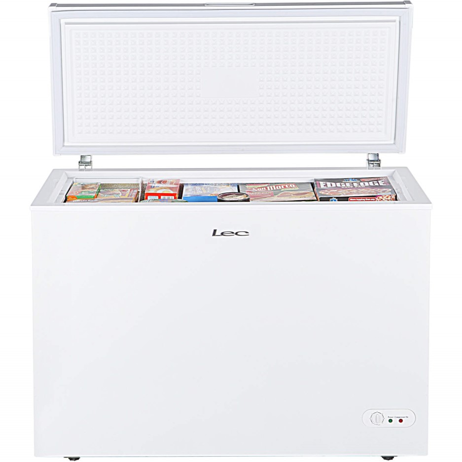 LEC CF250LW 250 Litre Chest Freezer White 444442304 Appliances Direct