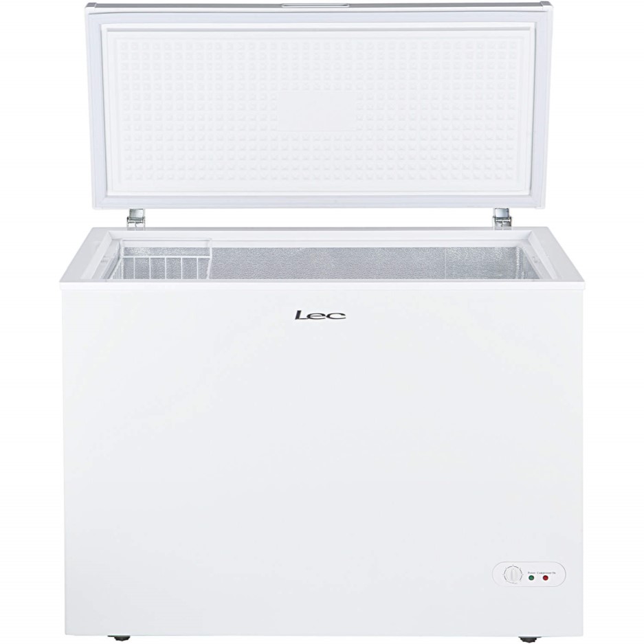 LEC CF300LW 300 Litre Chest Freezer White 444442305 Appliances Direct