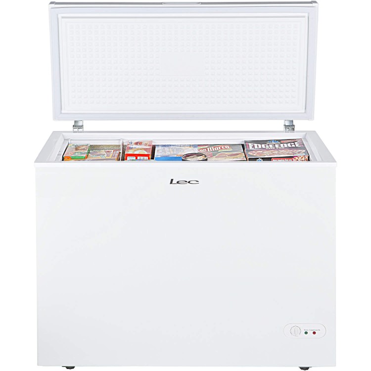 LEC CF300LW 300 Litre Chest Freezer - White