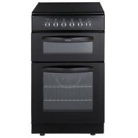 Belling FSEC50FDOB 50cm Wide Double Oven Electric Cooker With Ceramic Hob - Black