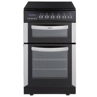 Belling FSEC50DOPSS 50cm Wide Double Oven Electric Cooker With Ceramic Hob - Stainless Steel