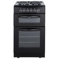 Belling FSE50TCB 50cm Wide Double Cavity Electric Cooker - Black