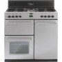 Belling Classic 900DFT Sil Range Cooker And 90 Chim BK Chimney Hood