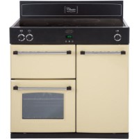 Belling Classic 900Ei Crm Range Cooker And 90 Chim BK Chimney Hood