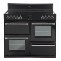 Belling Classic 1000E Blk Range Cooker And 100 Chim BK Chimney Hood