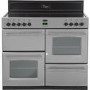 Belling Classic 1000E Sil Range Cooker And 100 Chim BK Chimney Hood